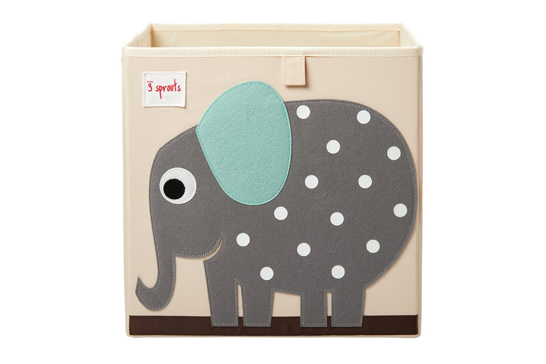 Cesto Organizador Quadrado Elefante 3 Sprouts