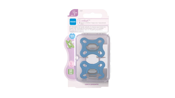 Chupeta Comfort MAM - 0-2 meses Tam 1 - 2 unidades