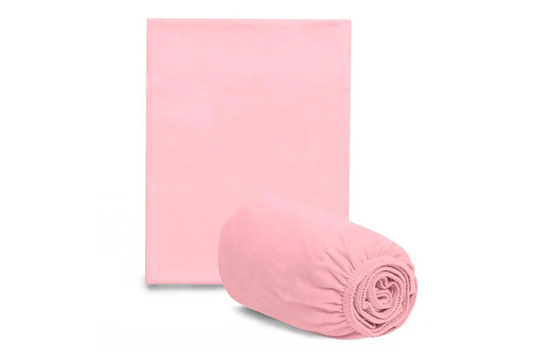 Jogo de Lençol com Fronha Para Mini Berço Rosa Hug