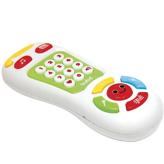 Controle Remoto Musical Bebê Aprender e Brincar Branco Buba