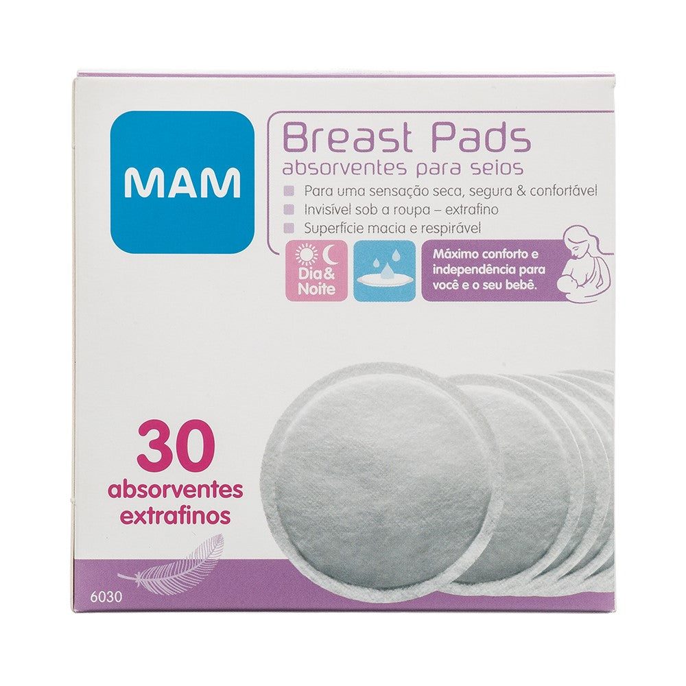 Absorvente para Seios MAM - 30 unidades