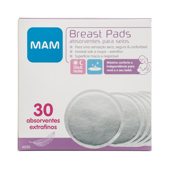 Absorvente para Seios MAM - 30 unidades