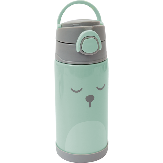 Garrafa Copo Térmico Gumy 420ml Parede Dupla Inox Buba Verde