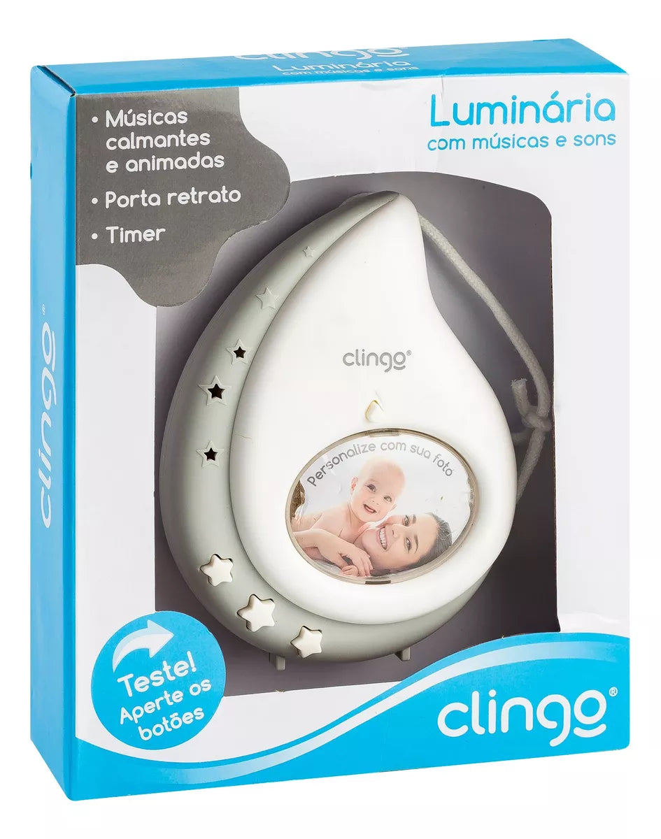 Luminária Infantil com Músicas e Sons Clingo