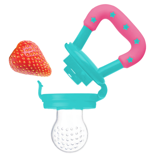 Porta-Frutinha para Bebê com Sugador em Silicone Buba 6+