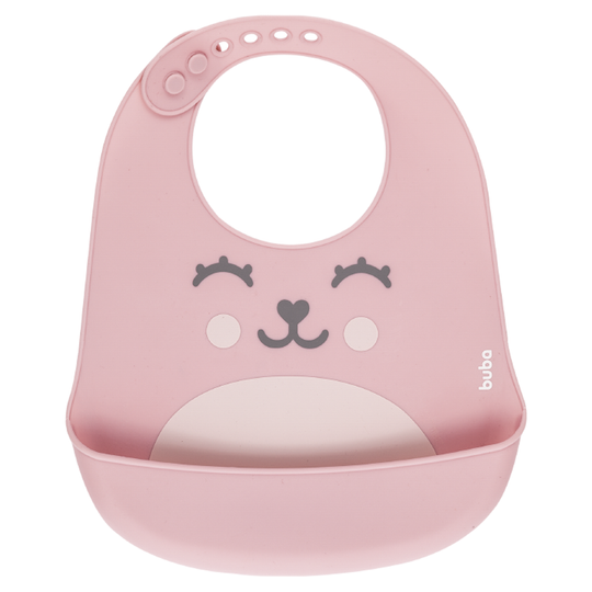 Babador de Silicone com Alça e Bolso Gumy Buba