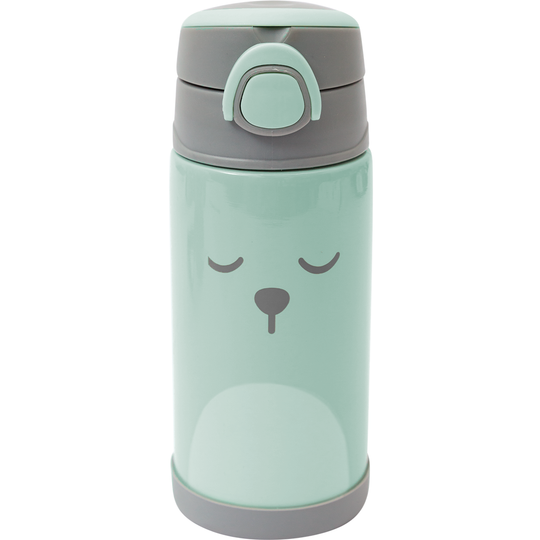 Garrafa Copo Térmico Gumy 420ml Parede Dupla Inox Buba Verde