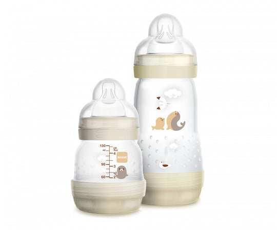 Kit Mamadeira Easy Start MAM Anticólica (0m+) 130ml+260ml