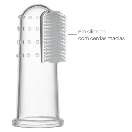 Massageador de Gengiva para Bebê em Silicone com Case Buba