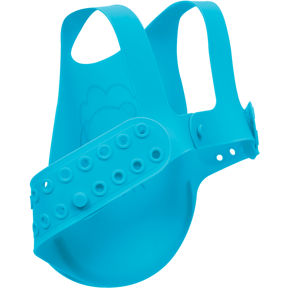 Babador de Silicone com Cinto e Bolso Leão Buba