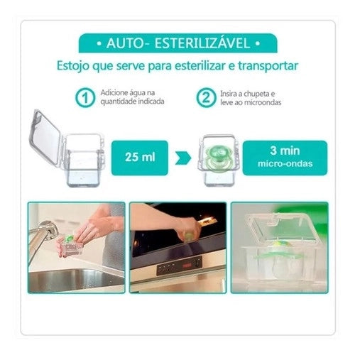 Chupeta Start MAM - 0-2 meses - Tam 1 - Com Estojo