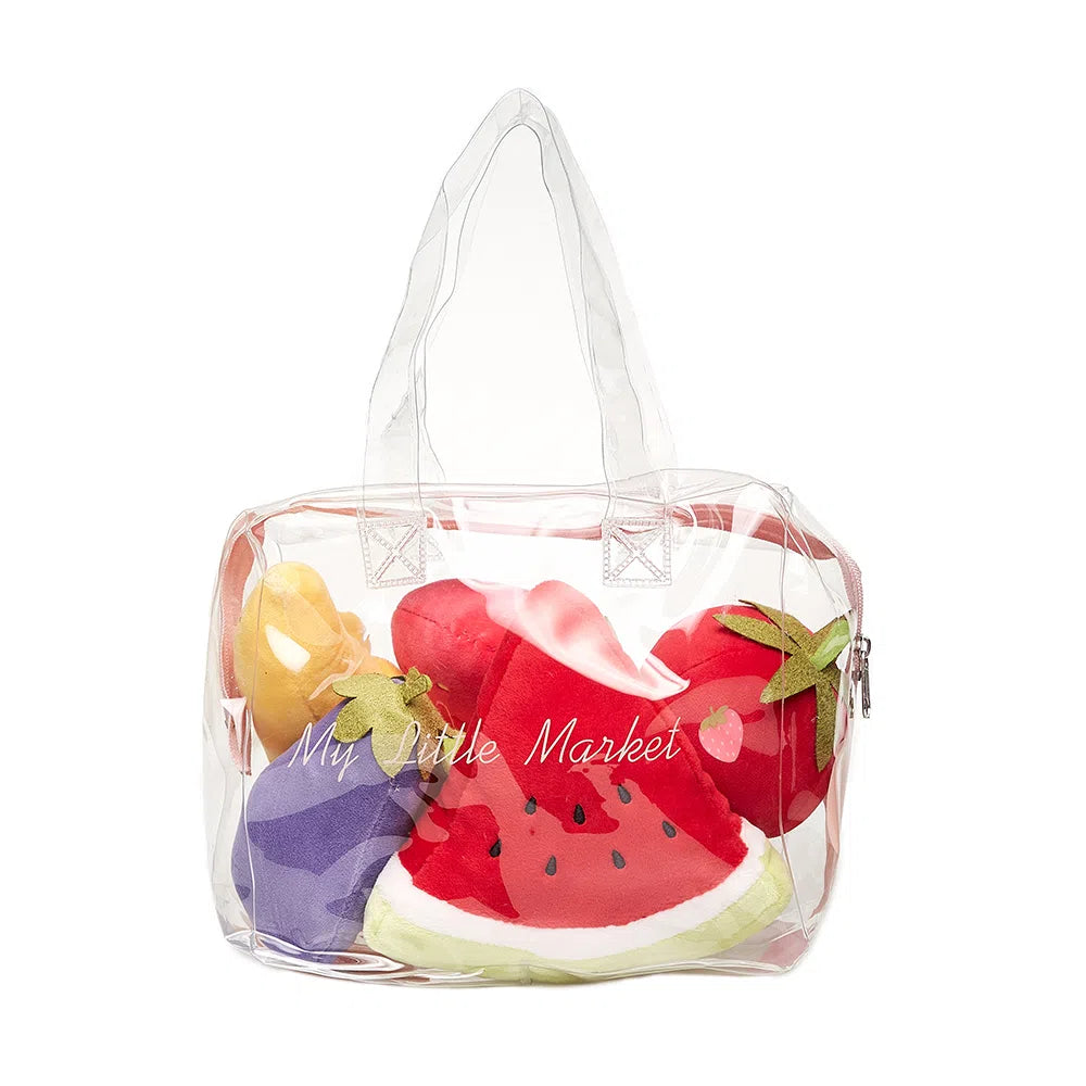 Kit Legumes e Frutas Metoo By Büp Baby Com Bolsa - Coleção Comidinhas de Pelúcia