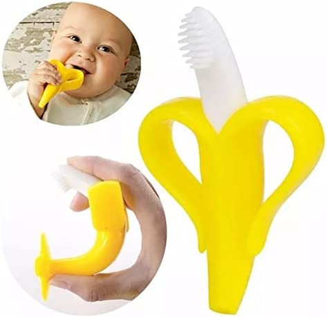 Massageador de Gengiva para Bebê com Cerdas Banana Buba