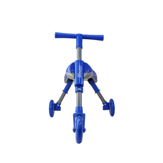 Triciclo Infantil Dobrável Portátil Clingo 12m+ Azul
