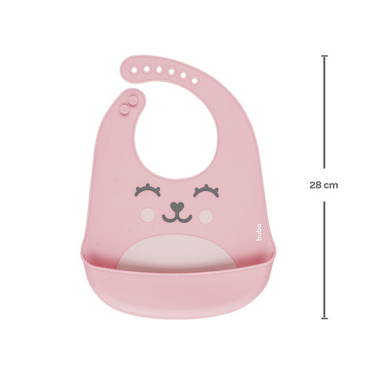 Babador de Silicone com Alça e Bolso Gumy Buba