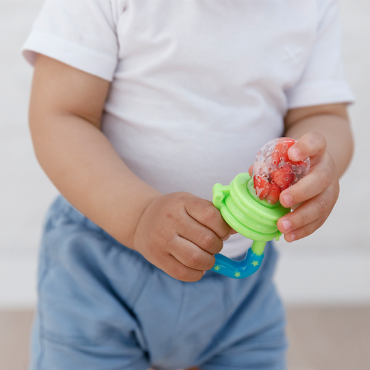 Porta-Frutinha para Bebê com Sugador em Silicone Buba 6+
