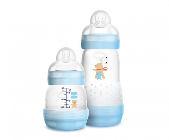 Kit Mamadeira Easy Start MAM Anticólica (0m+) 130ml+260ml