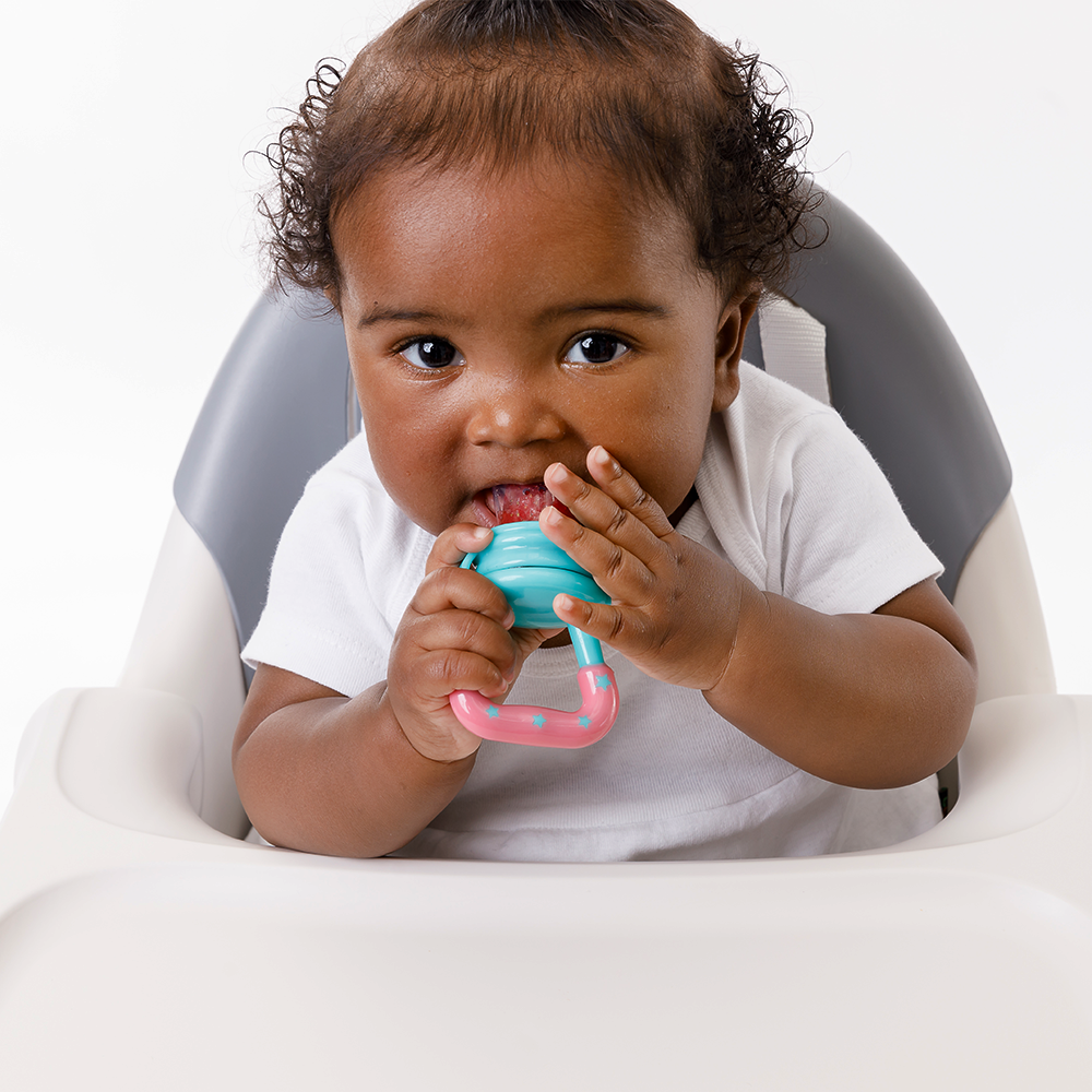 Porta-Frutinha para Bebê com Sugador em Silicone Buba 6+