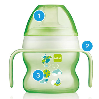 Copo MAM Trainer+ Night - (4m+) 220ml