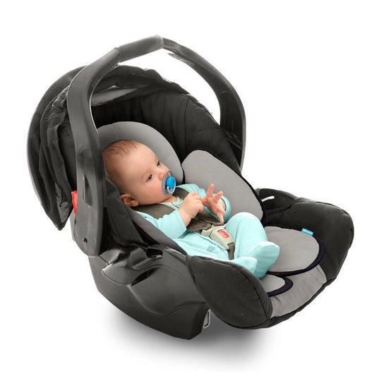 Almofada para Bebê Conforto Cinza e Preto Clingo