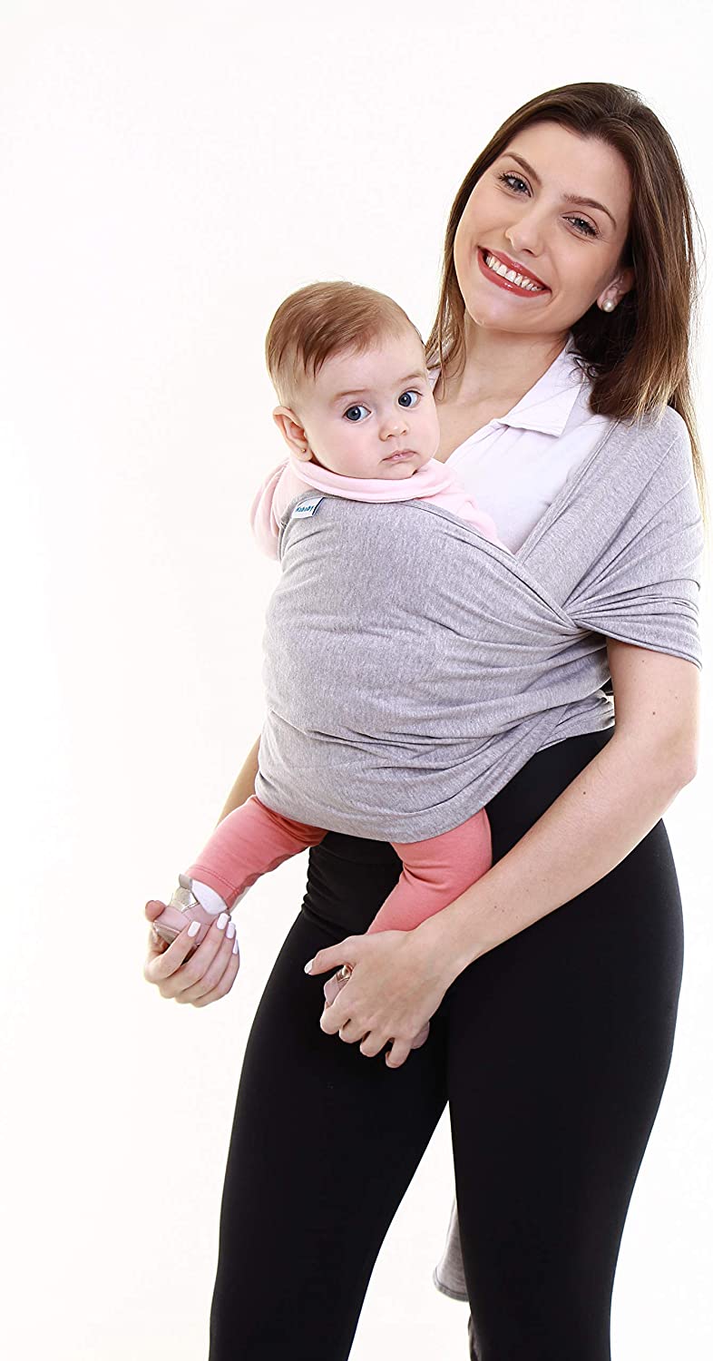 Canguru Wrap Sling KaBaby 3,5kg a 16kg - Cinza