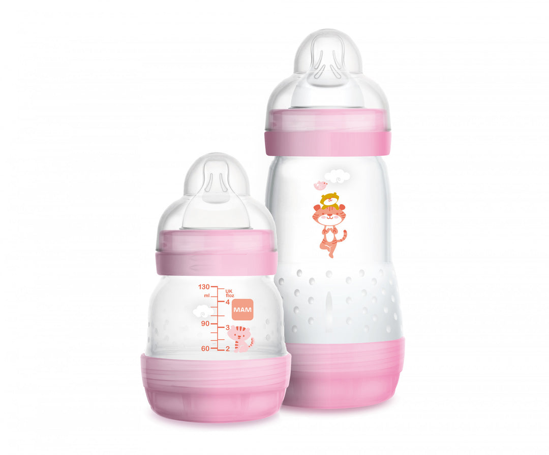 Kit Mamadeira Easy Start MAM Anticólica (0m+) 130ml+260ml