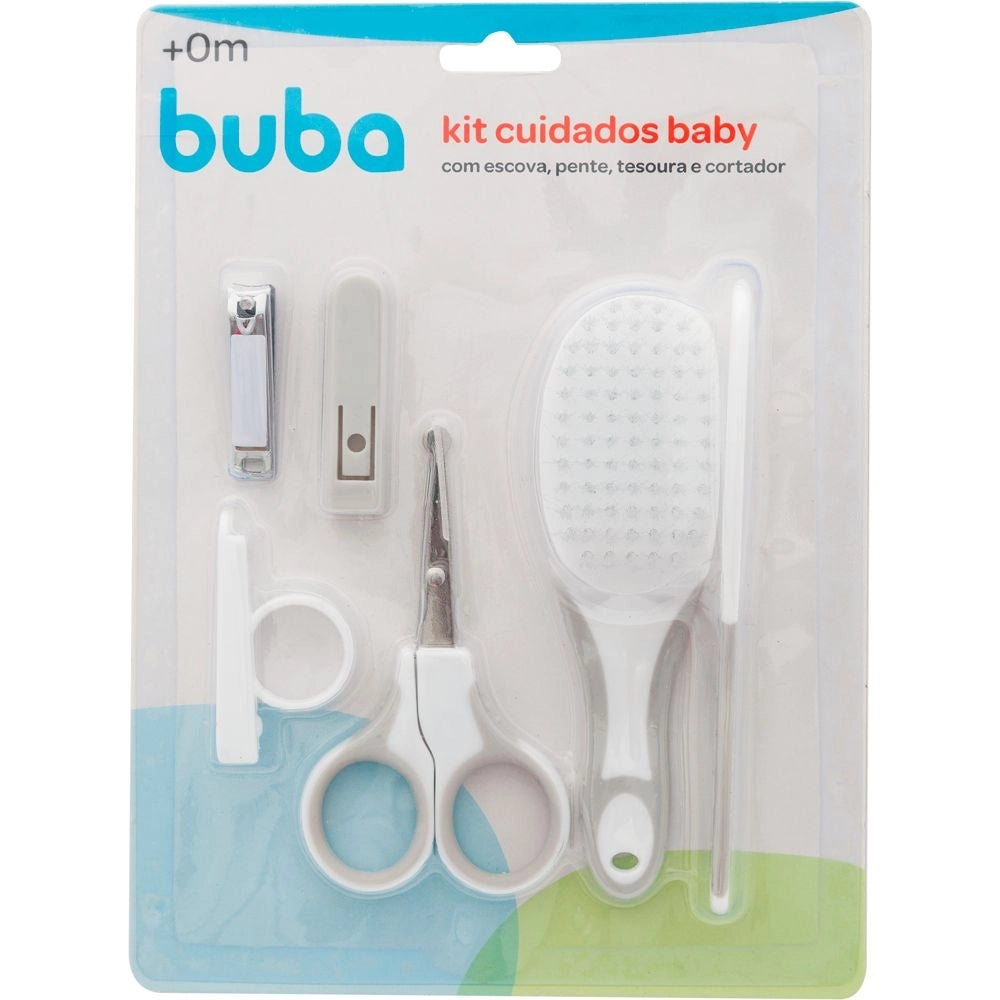 Kit Cuidados Baby Buba Cinza