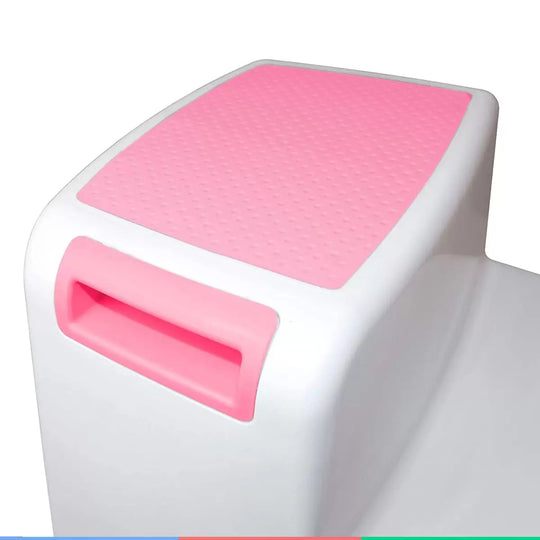 Escadinha Infantil 2 Degraus Clingo Rosa
