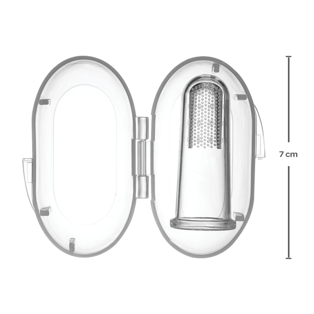 Massageador de Gengiva para Bebê em Silicone com Case Buba