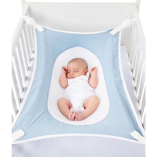 Rede Para Berço de Bebê Cama Segura Primeiro Sono Baby Pil Azul