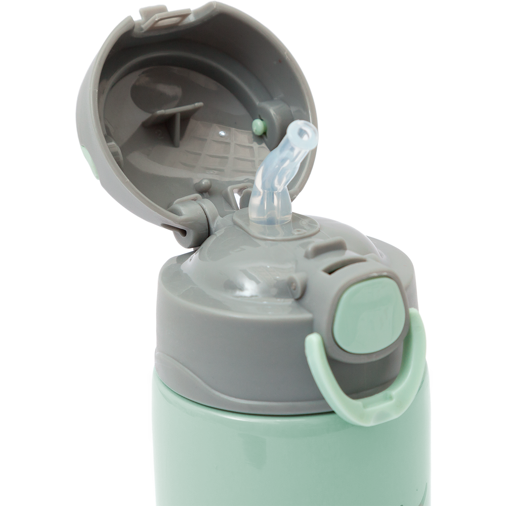 Garrafa Copo Térmico Gumy 420ml Parede Dupla Inox Buba Verde