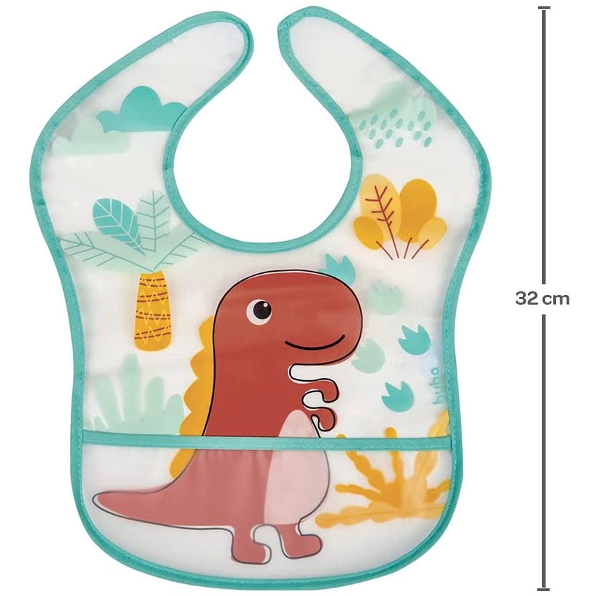 Babador com Pega Migalhas Dino - Buba