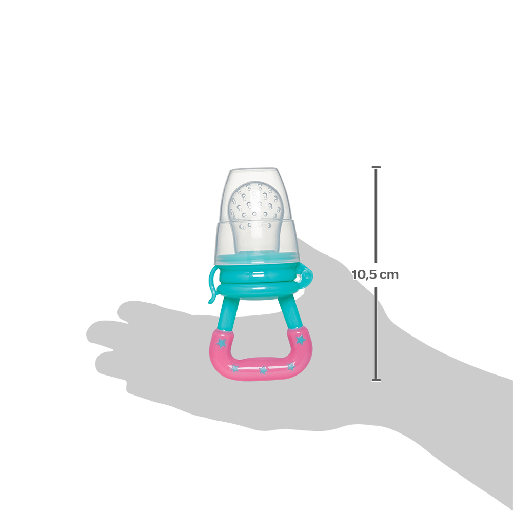 Porta-Frutinha para Bebê com Sugador em Silicone Buba 6+