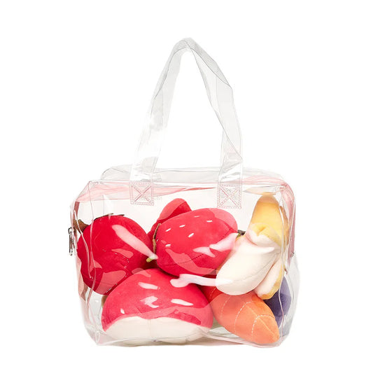 Kit Legumes e Frutas Metoo By Büp Baby Com Bolsa - Coleção Comidinhas de Pelúcia