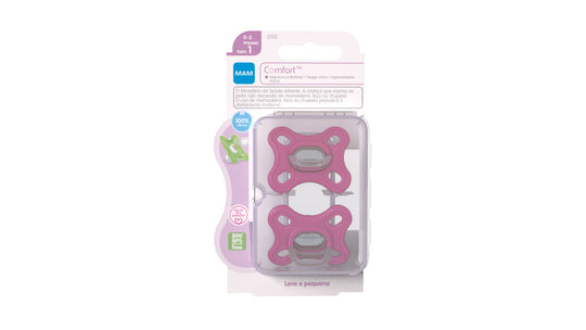 Chupeta Comfort MAM - 0-2 meses Tam 1 - 2 unidades